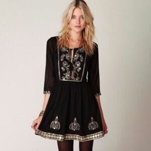 Free People Show Pony Sequin Dress